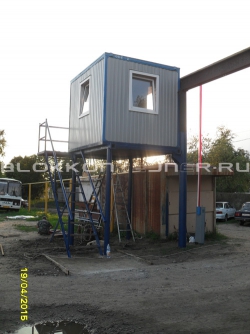 Вагончик для охраны с лестницей в Лабинске